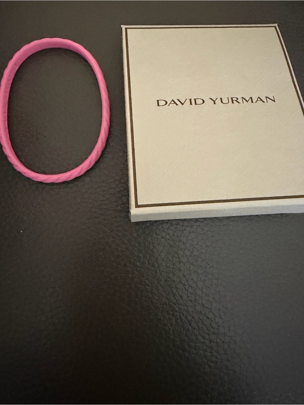 David Yurman Pink Twisted Cable Bangle Bracelet (6mm)